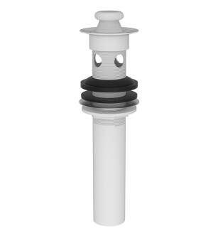 Brasstech 3202/52 Fully Polished Solid Brass Lift And Turn P.o. Plug With Overflow in Matte White
