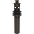 Brasstech 3202/10B Fully Polished Solid Brass Lift And Turn P.o. Plug With Overflow in Oil Rubbed Bronze