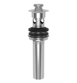 Brasstech 3202/26 Fully Polished Solid Brass Lift And Turn P.o. Plug With Overflow in Polished Chrome