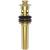 Brasstech 3202/24 Fully Polished Solid Brass Lift And Turn P.o. Plug With Overflow in Polished Gold (PVD)