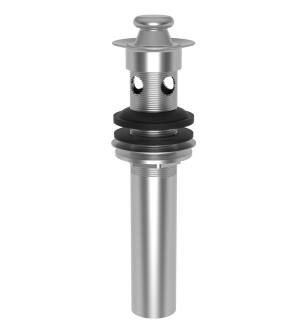 Brasstech 3202/20 Fully Polished Solid Brass Lift And Turn P.o. Plug With Overflow in Stainless Steel (PVD)