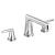 Brizo T67398-PCLHP Levoir 6 7/8" Three Hole Deck Mount Roman Tub Faucet - Less Handles in Chrome