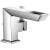 Brizo 65086LF-PC-ECO Vettis 4 7/8" Single Handle Bathroom Sink Faucet with Open-Flow Spout in Chrome