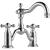 Brizo 65538LF-PC-ECO Tresa 8 3/4" Two Handle Widespread Bridge Lavatory Faucet - Eco 1.2 GPM in Chrome