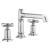 Brizo 65377LF-PCLHP Invari 5 3/4" Widespread Column Spout 1.5 GPM Bathroom Sink Faucet - Less Handles in Chrome