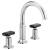 Brizo 65376LF-PCLHP Invari 9 1/4" Widespread Arc Spout 1.5 GPM Bathroom Sink Faucet - Less Handles in Chrome