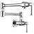 Brizo 62825LF-PC Artesso 6 1/2" Double Handle Wall Mount Pot Filler Kitchen Faucet in Chrome