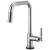 Brizo 64053LF-PC Litze 14 1/2" Single Handle Square Spout SmartTouch Pull-Down Kitchen Faucet with Knurled Handle in Chrome