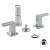 Brizo 68480-PCLHP Siderna Widespread Bidet Faucet - Less Handles in Chrome