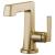 Brizo 65098LF-GL Levoir 6 1/2" Single Hole Bathroom Sink Faucet with Pop-Up Drain in Luxe Gold