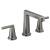 Brizo 65398LF-SLLHP Levoir 6" Three Hole Widespread Bathroom Sink Faucet - Less Handles in Luxe Steel