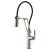 Brizo 63243LF-SS Litze 21 1/2" Single Handle Articulating Kitchen Faucet with Knurled Handle in Stainless Steel