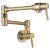 Brizo 62820LF-GL Euro 6 1/2" Double Handle Wall Mount Pot Filler Kitchen Faucet in Luxe Gold