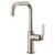 Brizo 61054LF-SS Litze 11 3/8" Single Handle Square Spout Bar Kitchen Faucet with Industrial Handle in Stainless Steel