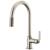 Brizo 63044LF-SS Litze 16" Single Handle Arc Spout Pull-Down Kitchen Faucet with Industrial Handle in Stainless Steel