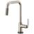 Brizo 64054LF-SS Litze 14 1/2" Single Handle Square Spout SmartTouch Pull-Down Kitchen Faucet with Industrial Handle in Stainless Steel