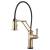 Brizo 64225LF-GL Artesso 21 1/2" Single Handle Articulating Kitchen Faucet with Smart Touch Technology in Luxe Gold