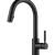 Brizo 63020LF-BL Solna 15 3/4" Single Handle Deck Mounted Pull-Down Kitchen Faucet in Matte Black