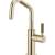 Brizo 61363LF-C-PN Litze Beverage Faucet with Angled Spout and Knurled Handle in Polished Nickel