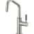 Brizo 61363LF-C-SS Litze Beverage Faucet with Angled Spout and Knurled Handle in Stainless Steel