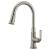 Brizo 63074LF-SS Rook 15 7/8" Single Handle Deck Mounted Pull-Down Kitchen Faucet in Stainless Steel