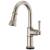 Brizo 64925LF-SS Artesso 14" Single Handle Deck Mounted Pull-Down Prep Kitchen Faucet with SmartTouch Technology in Stainless Steel