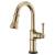 Brizo 64925LF-GL Artesso 14" Single Handle Deck Mounted Pull-Down Prep Kitchen Faucet with SmartTouch Technology in Luxe Gold