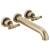 Brizo T70435-GLLHP Litze 8" Two Handle Wall Mount Tub Filler - Less Handles in Luxe Gold