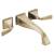 Brizo T70430-GL Virage 15 1/2" Two Handle Wall Mount Tub Filler in Luxe Gold