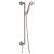 Brizo 88761-NK Rook 28 1/4" Wall Mount Multi Function Handshower and Slide Bar with H2Okinetic Technology in Luxe Nickel