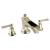 Brizo T67361-PNLHP Rook 7" Deck Mounted Roman Tub Trim with Channel Spout - Less Handles in Polished Nickel