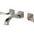 Brizo 65830LF-PN-ECO Virage 2 3/8" Two Handle Wall Mount Bathroom Sink Faucet in Polished Nickel