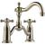 Brizo 65538LF-PN-ECO Tresa 8 3/4" Two Handle Widespread Bridge Lavatory Faucet - Eco 1.2 GPM in Polished Nickel