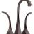 Brizo 65430LF-RB-ECO Virage 12 3/8" Two Handle Widespread Vessel Bathroom Sink Faucet - Eco 1.2 GPM in Venetian Bronze