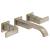 Brizo 65880LF-BNLHP-ECO Siderna 2 1/4" Wall Mount Vessel Lavatory Faucet - Less Handles in Brushed Nickel