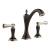 Brizo 65385LF-PNCOLHP-ECO Charlotte 7 3/8" Two Handle Widespread Bathroom Sink Faucet - Eco 1.2 GPM in Cocoa Bronze / Polished Nickel