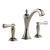 Brizo 65385LF-PNLHP-ECO Charlotte 7 3/8" Two Handle Widespread Bathroom Sink Faucet - Eco 1.2 GPM in Polished Nickel