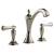 Brizo 65385LF-PNLHP Charlotte 7 3/8" Two Handle Widespread Bathroom Sink Faucet - Less Handles in Polished Nickel