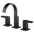 Brizo 65380LF-BLLHP-ECO Siderna 8 1/2" Two Handle Widespread Lavatory Faucet in Matte Black