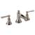 Brizo 65361LF-NKLHP-ECO Rook 4 3/4" Widespread Bathroom Sink Faucet - Less Handles in Luxe Nickel