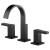 Brizo 65380LF-BLLHP Siderna 8 1/2" Two Handle Widespread Lavatory Faucet in Matte Black