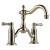 Brizo 65536LF-PN Tresa 8 3/4" Two Handle Widespread Bridge Lavatory Faucet - Less Drain Assembly in Polished Nickel