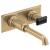 Brizo T65776LF-GLLHP-ECO Invari 2 7/8" Two Hole Wall Mount Bathroom Sink Faucet - Less Handle in Luxe Gold