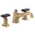 Brizo 65378LF-GLLHP-ECO Invari 4 1/4" Widespread Angled Spout 1.2 GPM Bathroom Sink Faucet - Less Handles in Luxe Gold