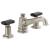 Brizo 65378LF-NKLHP-ECO Invari 4 1/4" Widespread Angled Spout 1.2 GPM Bathroom Sink Faucet - Less Handles in Luxe Nickel