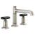 Brizo 65377LF-NKLHP-ECO Invari 5 3/4" Widespread Column Spout 1.2 GPM Bathroom Sink Faucet - Less Handles in Luxe Nickel