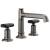 Brizo 65377LF-SLLHP-ECO Invari 5 3/4" Widespread Column Spout 1.2 GPM Bathroom Sink Faucet - Less Handles in Luxe Steel