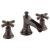 Brizo 65361LF-RBLHP Rook 4 3/4" Widespread Bathroom Sink Faucet - Less Handles in Venetian Bronze