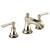 Brizo 65361LF-PNLHP Rook 4 3/4" Widespread Bathroom Sink Faucet - Less Handles in Polished Nickel