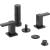 Brizo 68480-BLLHP Siderna Widespread Bidet Faucet - Less Handles in Matte Black